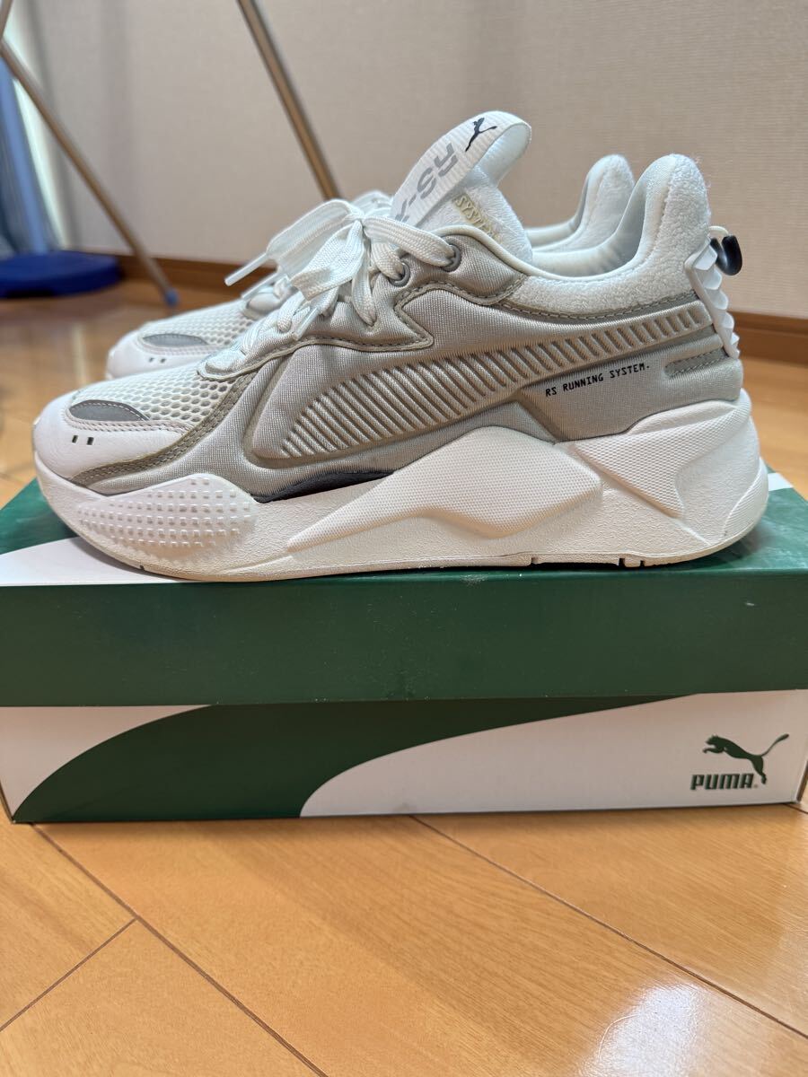 送料無料　PUMA RS -X SOFTCASE メンズ26cm 国内正規品　白グレー系色 プーマ RS-X ソフトケース　メンズスニーカー