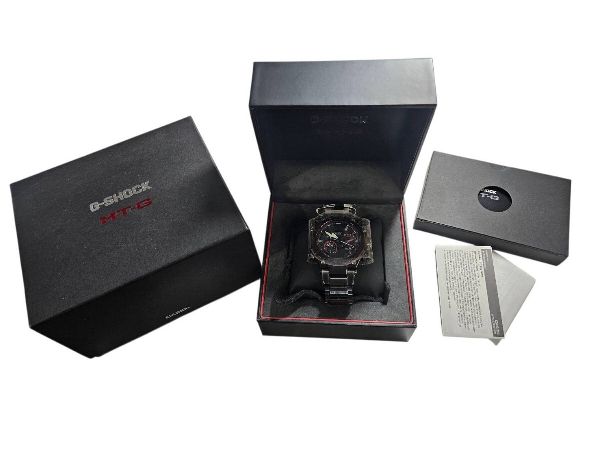【新品箱有】CASIO G-SHOCK MTG-B2000BD-1A4JF Bluetooth 電波時計　