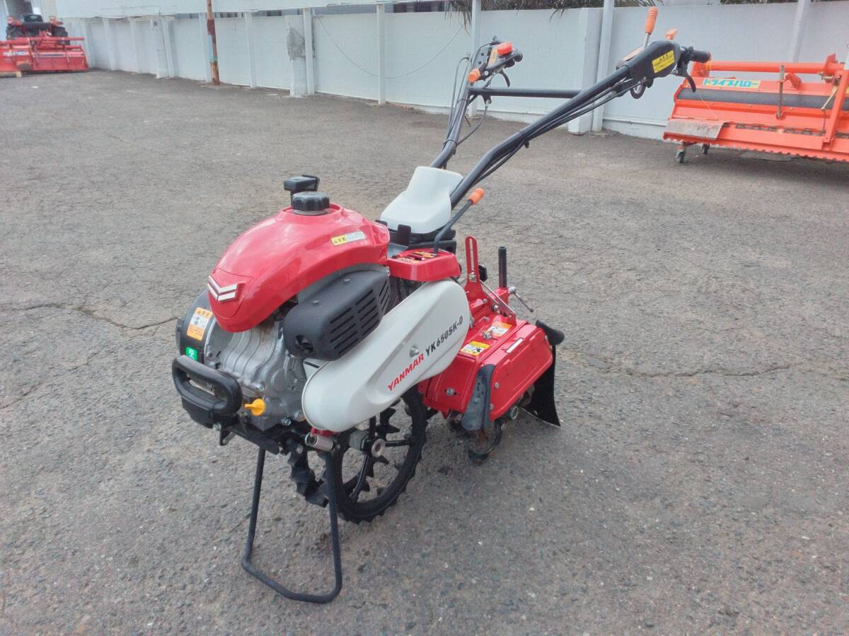福島 ヤンマー 管理機 YK650SK-D 6.3馬力 リコイルスタート ワンツー車輪 ハンドルフルターン 一輪管理機 ネギ 店頭販売 農機具市場 二本松