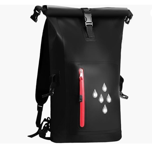 防水 リュック バッグ リュックサック 大容量 25L スマホ用 防水ケース付き バイク 登山 釣り アウトドア サイクリング 旅行 バッグ ザック