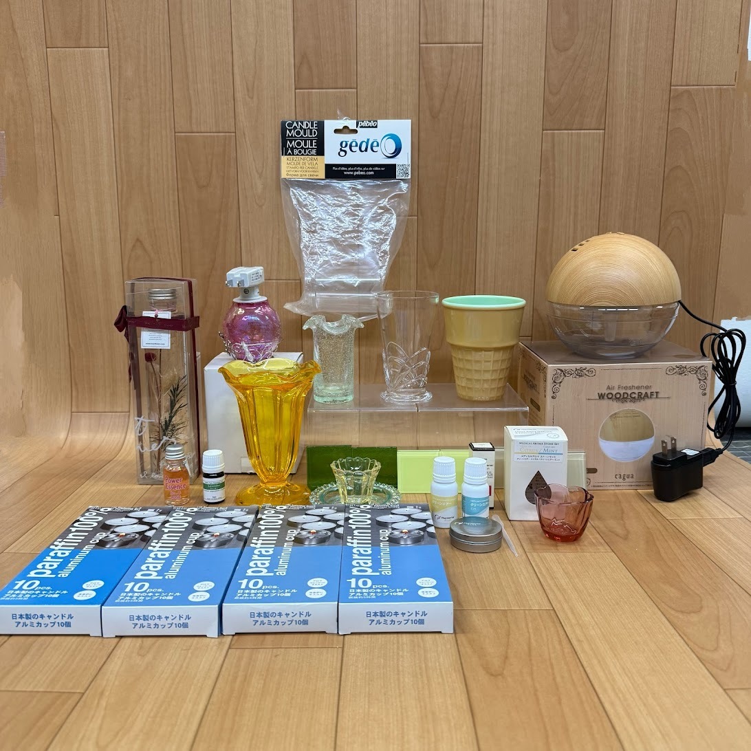 【B751-3】アロマキャンドル ラスターアロマライト など まとめ売り