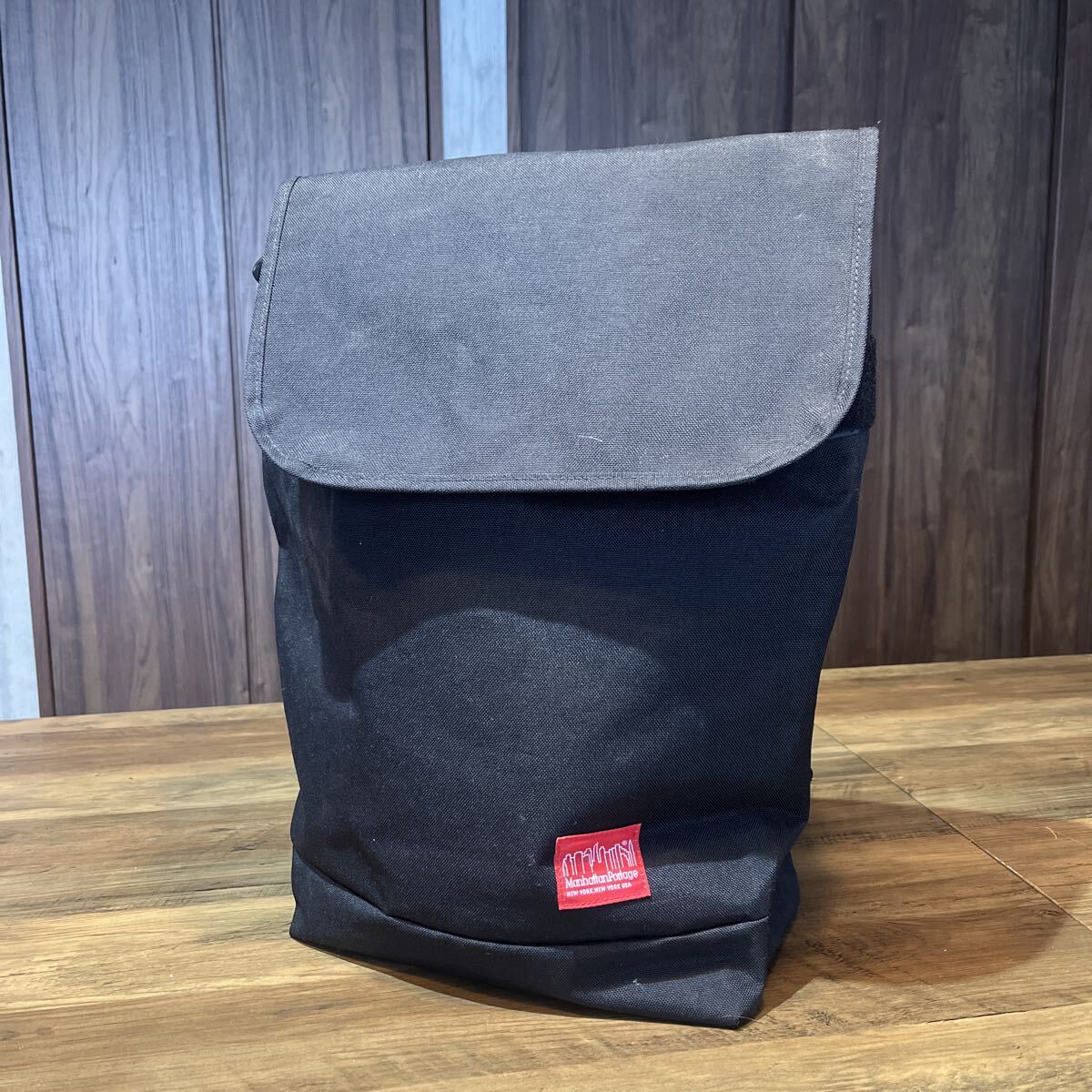 ● Manhattan Portage マンハッタンポーテージ ブラック リュック バックパック Backpack 黒