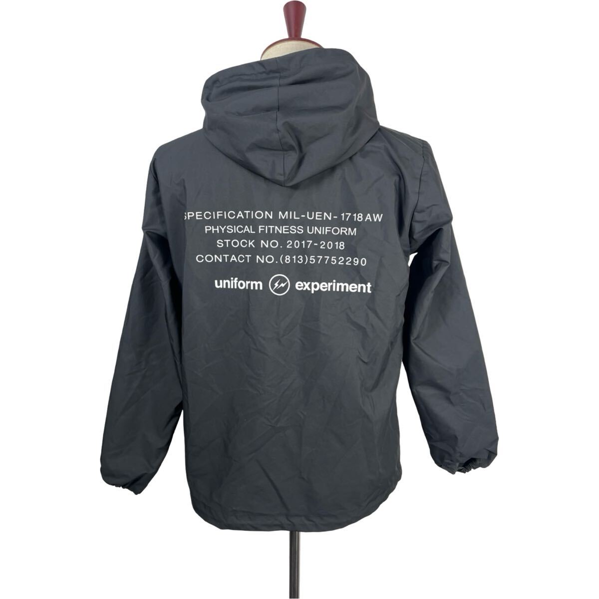 ● uniform experiment ユニフォーム　エクスペリメント　UEN PHYSICAL FITNESS HOOD BLOUSON ジップアップブルゾン