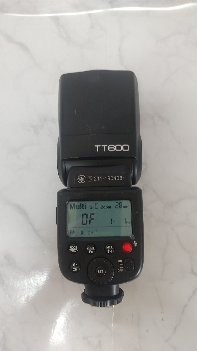 K6214 GODOX TT60 ゴドックス /ストロボ/フラッシュ/スピードライト/ 簡易動作確認済み 現状品 