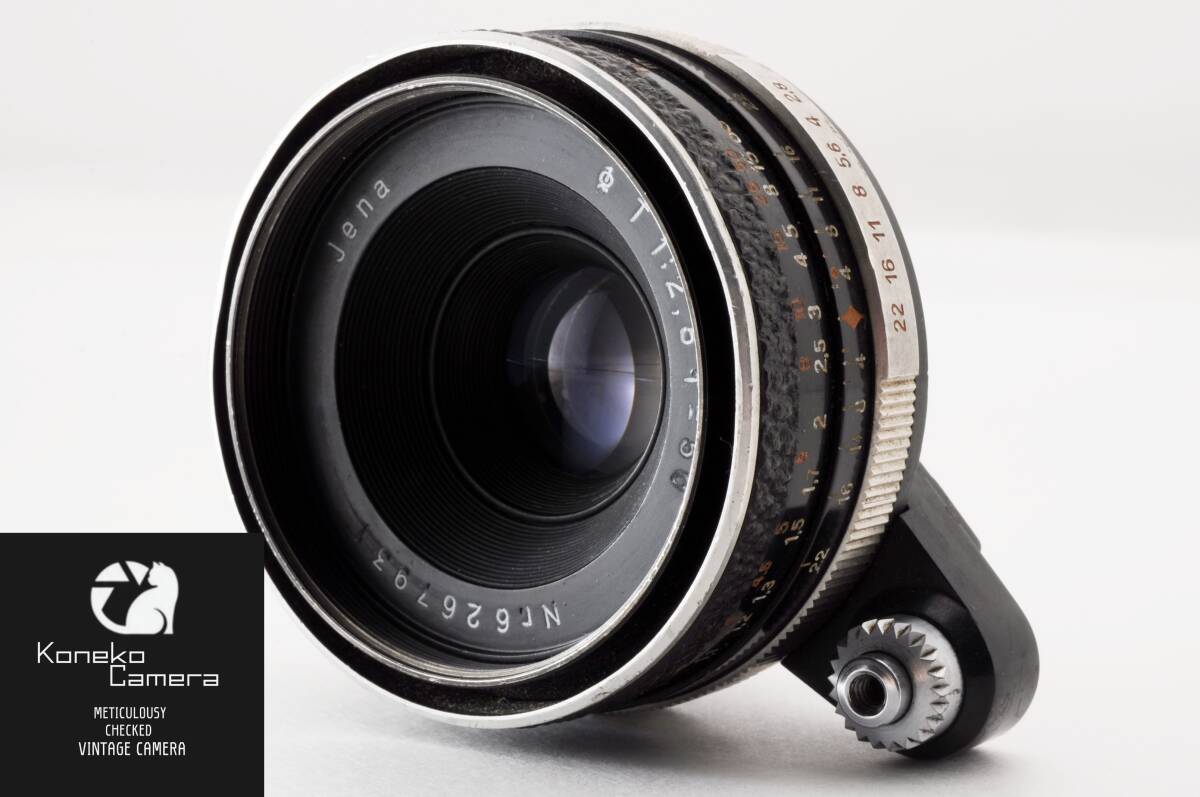 【動作品】Carl Zeiss カールツァイス aus JENA T 50mm F/2.8 エキザクタマウント C-735