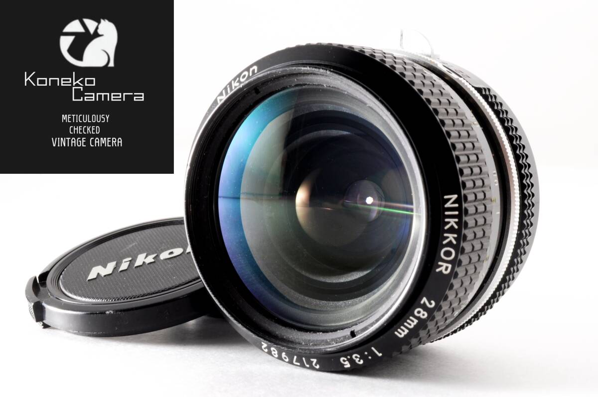【動作品】NIKON nikkor 非ai 28mm F/3.5 C-741