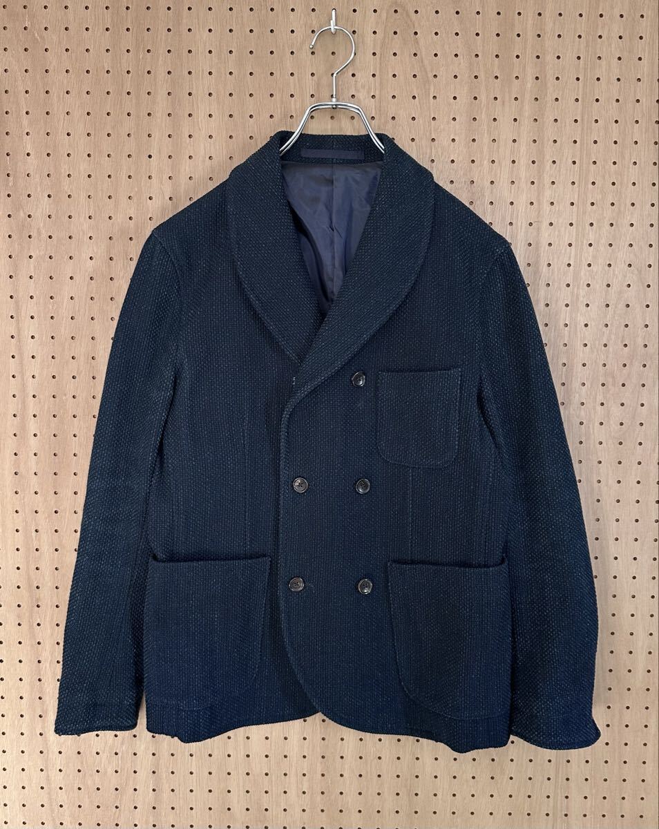 FREEMANS SPORTING CLUB INDIGO SASHIKO DB JACKET フリーマンズスポーティングクラブ URBAN RESEARCH 刺し子 刺子 ダブルジャケット