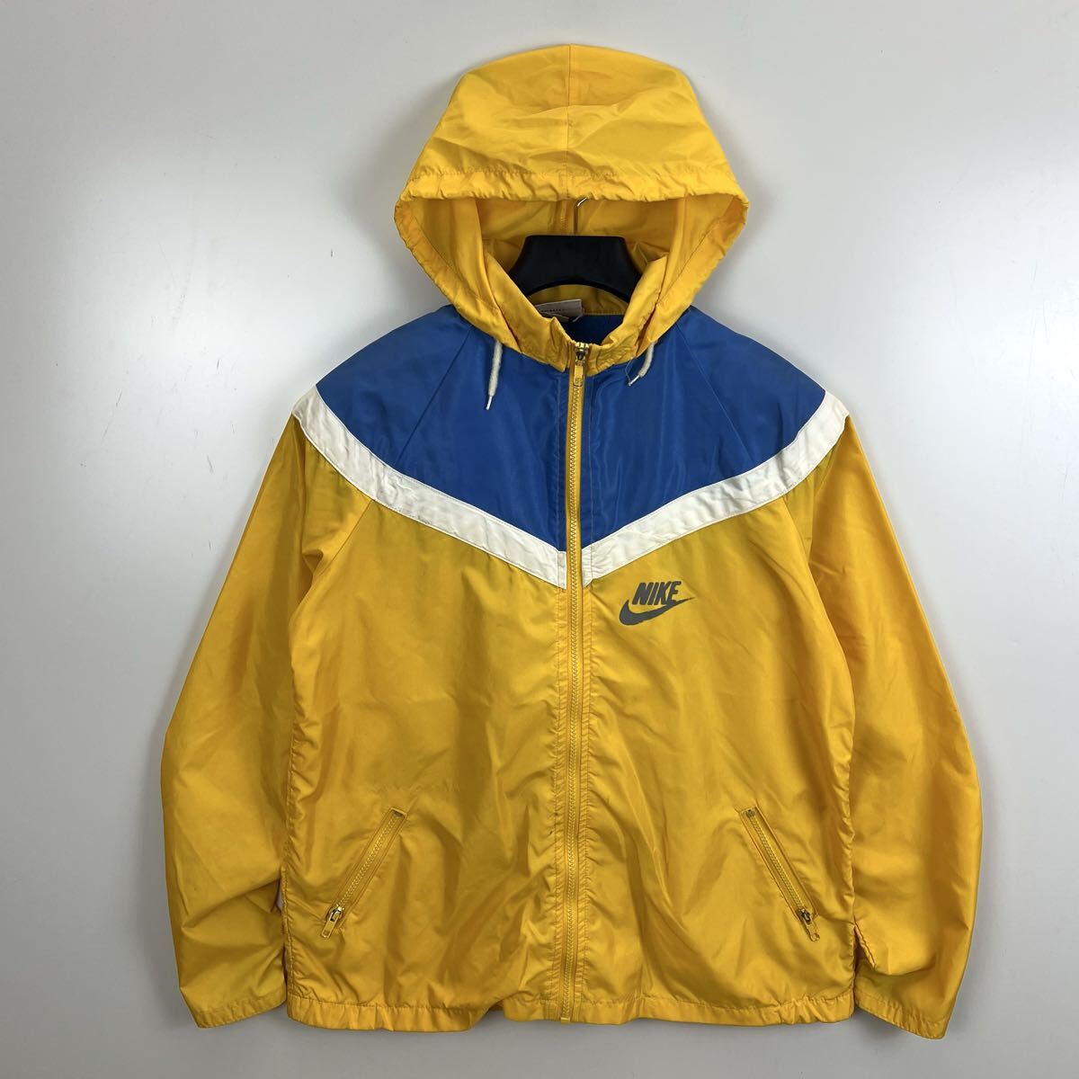 NIKE 70s USA vintage nylon jacket XL ナイキ オレンジタグ ナイロンジャケット ウィンドジャケット アメリカ製 希少XL ヴィンテージ