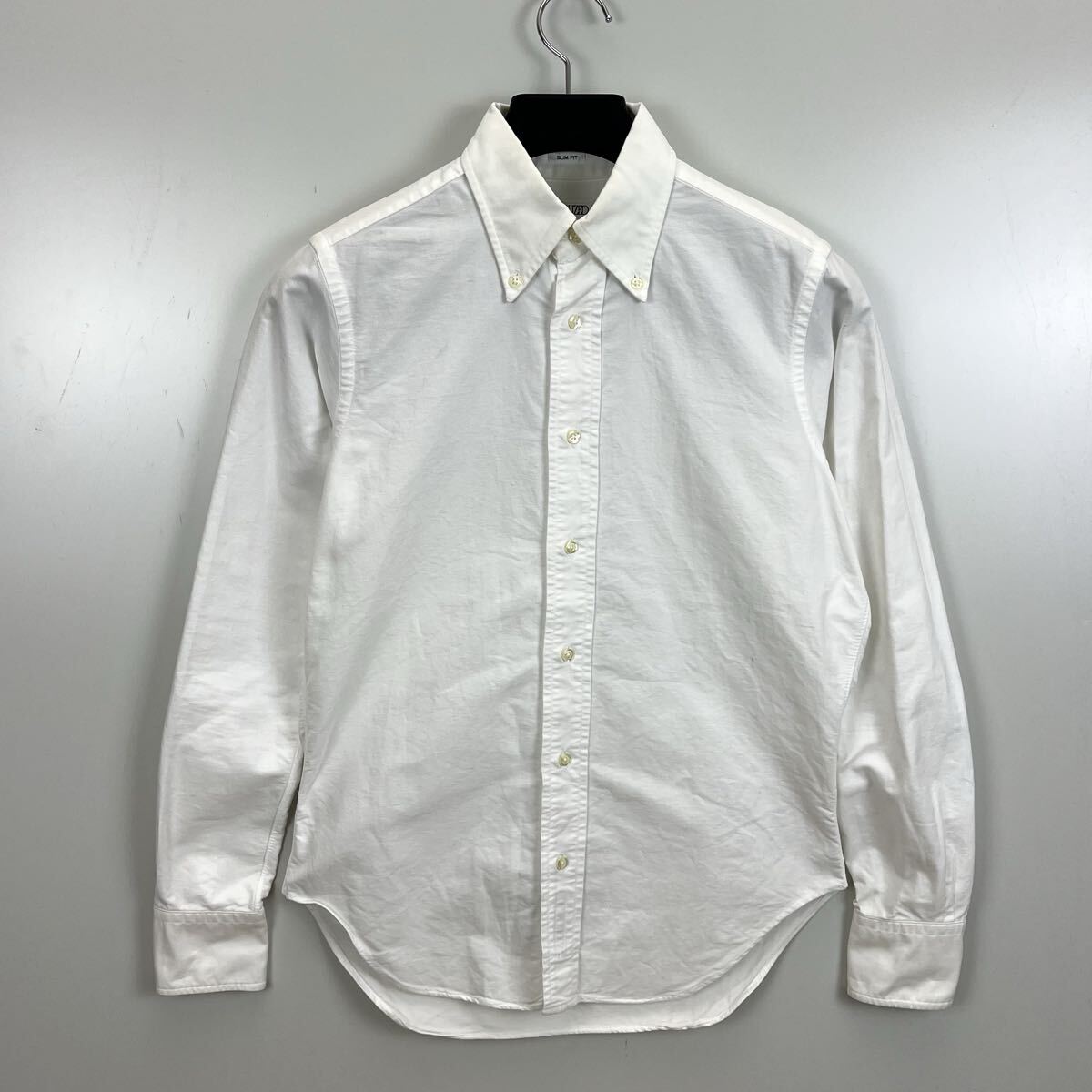 INDIVIDUALIZED SHIRTS USA made OXFORD BD slim shirts 14.5 S インディヴィジュアライズドシャツ オックスフォード ボタンダウンシャツ