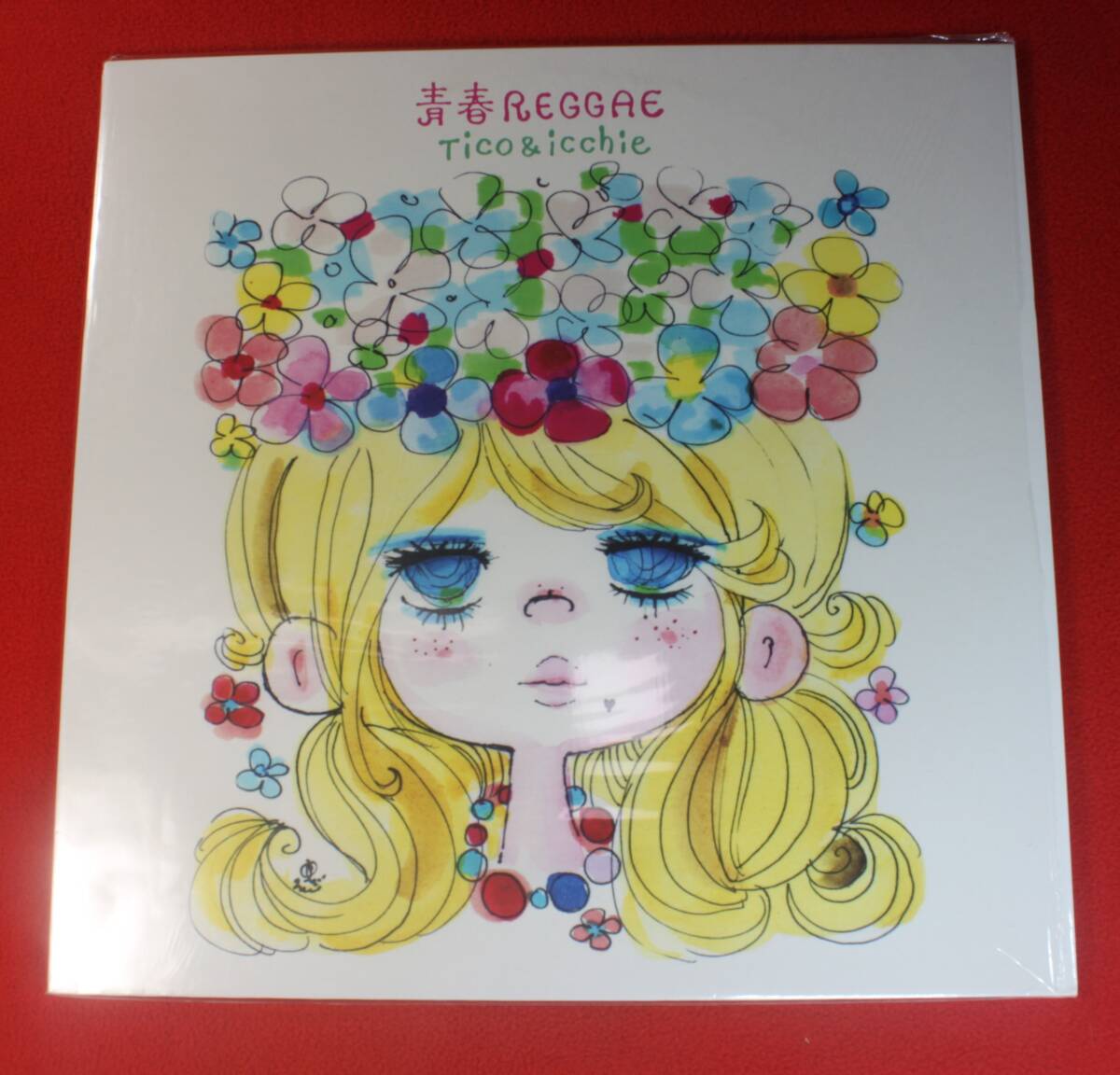 LP　レコード　青春REGGAE　tico&icchie　2012