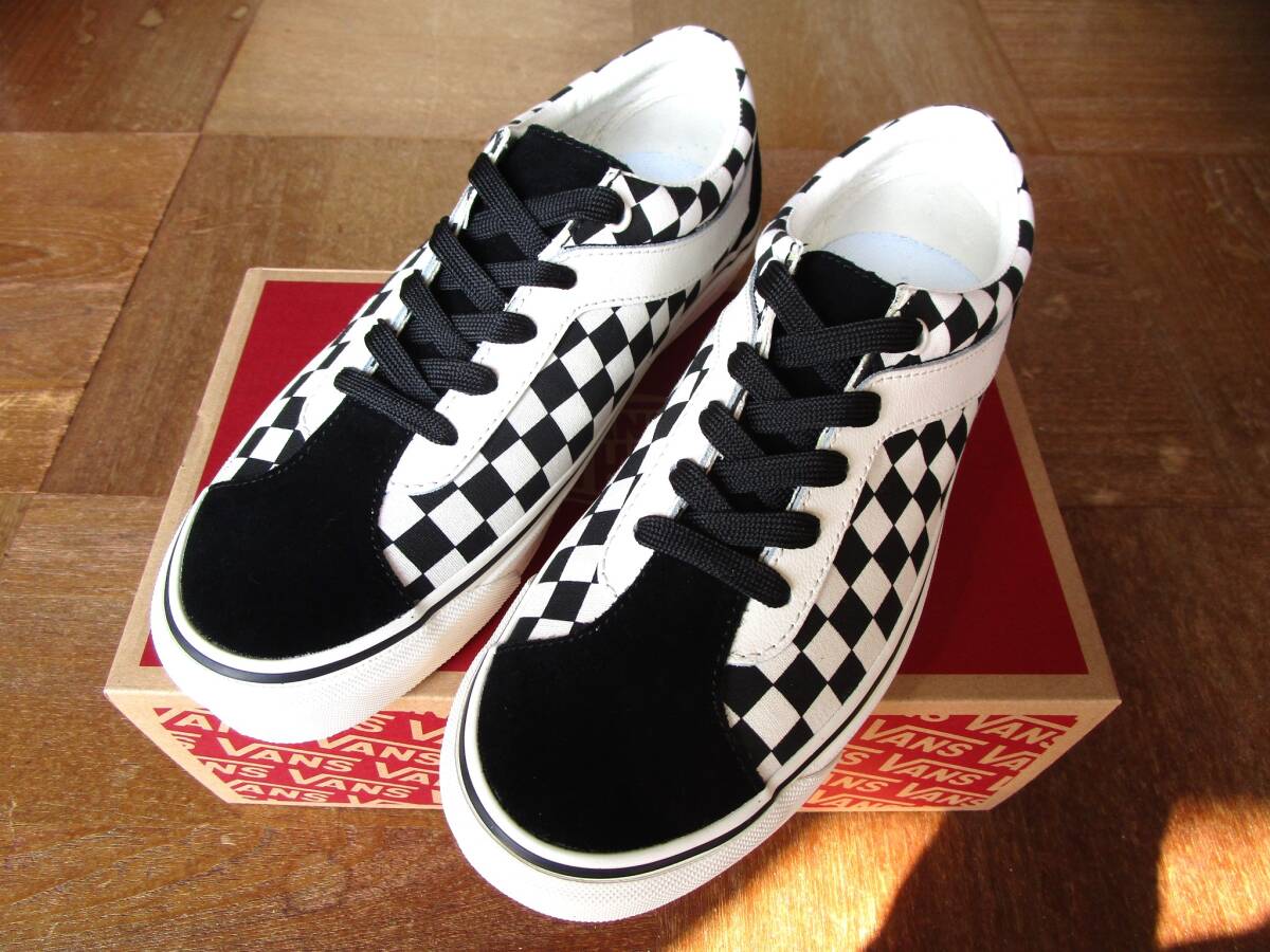 【未使用】VANS ヴァンズ Bold ボールド Ni / VN0A3WLPR6R / Checkerboard チェッカーボード Black/Mars / US MEN 8.5（26.5cm）