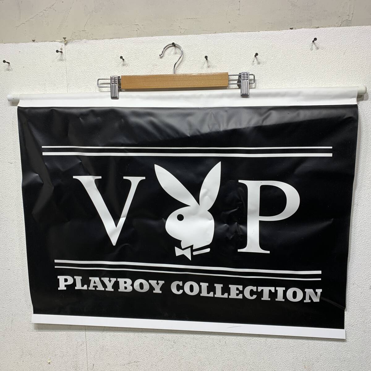 希少！　PLAYBOY　COLLECTION　V.I.P　プレイボーイ　壁掛け　タペストリー　ビニール素材　XZ4437
