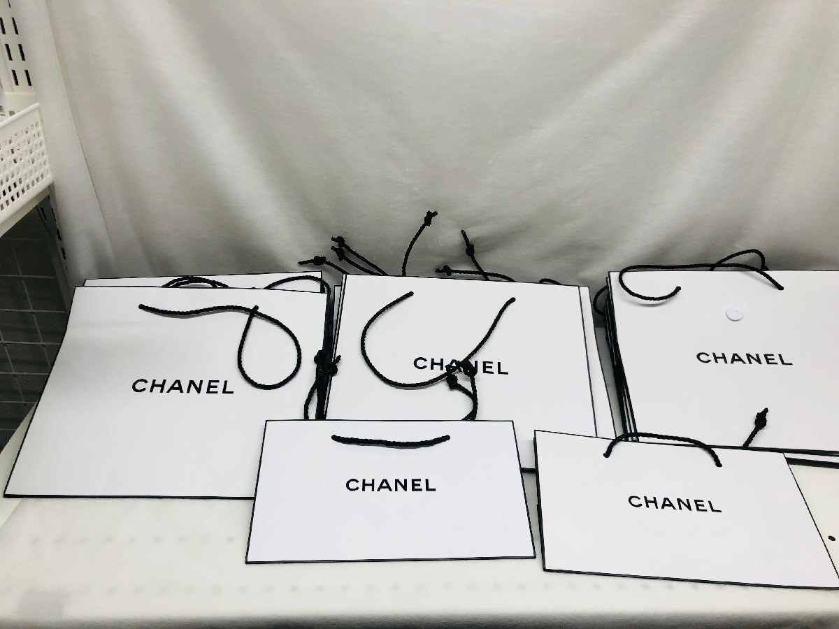 【良品】CHANEL シャネル 紙袋 ショッパー ショップ袋 22枚 小袋2枚