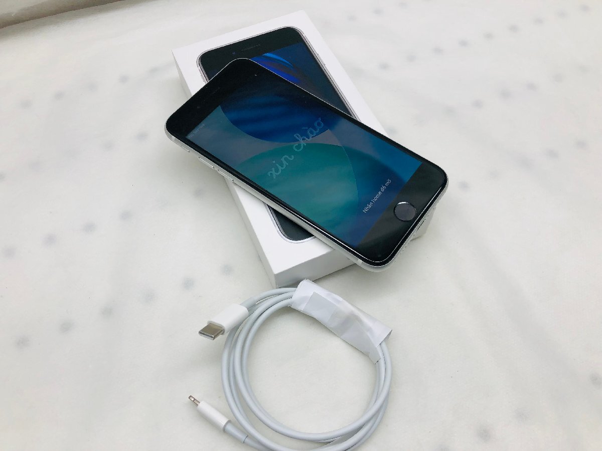 【通電確認品】Apple アップル iPhone se アイフォン MHGQ3J/A 64GB KDDI判定〇 バッテリー 88％ SIMロックあり 初期化済み