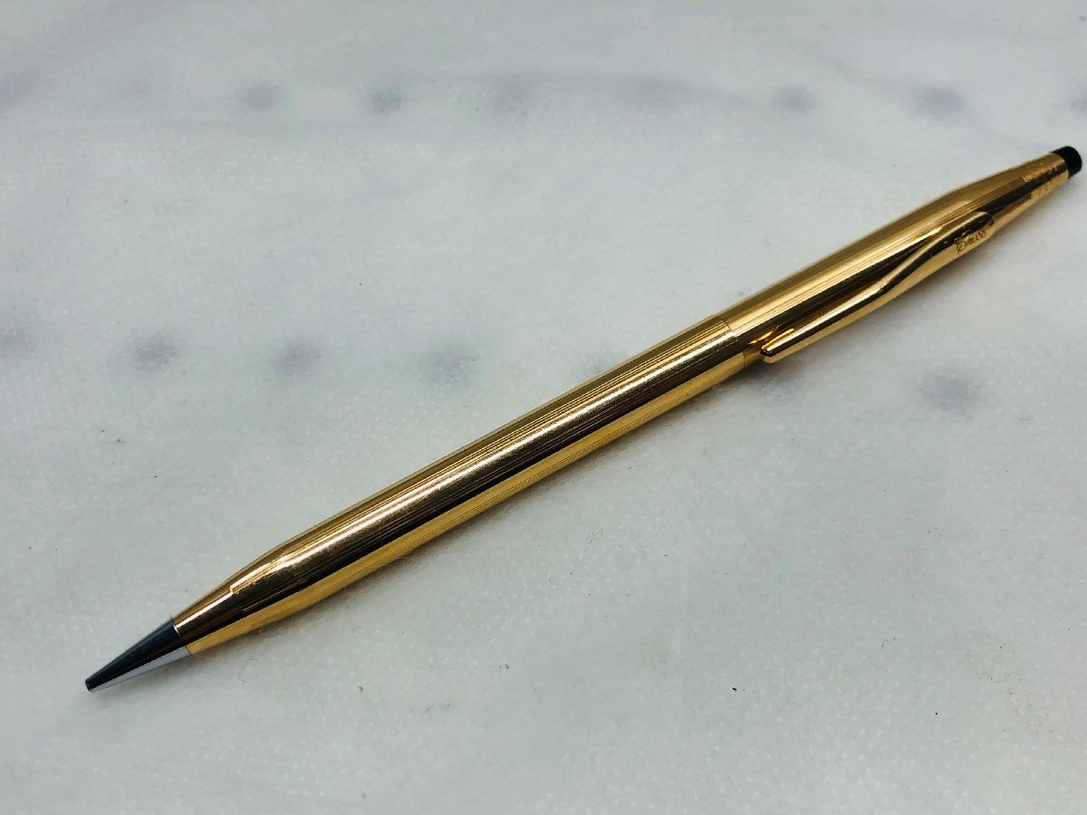 【筆記確認品】CROSS クロス 1/20 14KT GOLD FILLED 刻印 シャープペンシル