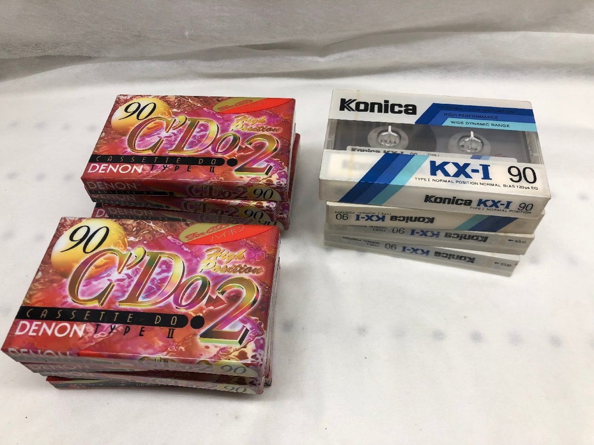 【未開封】カセットテープ まとめ 8個 DENON KONICA KX-I 4個 合計12個 まとめ