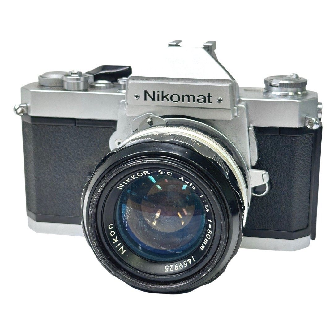【【整備済み・良品】】 ニコン NIKON Nikomat FT2 NIKKOR-S.C Auto 50mm F1.4 ボディ レンズセット Z7713