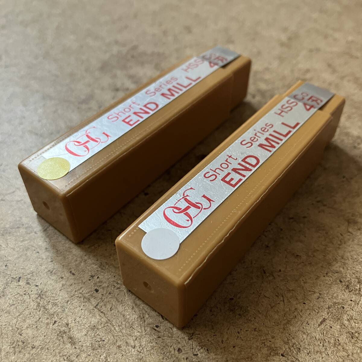 OSG オーエスジー エンドミル 2本セット Short Series HSS.Co CC EMS 4刃 12 未使用 送料180円【同梱不可】