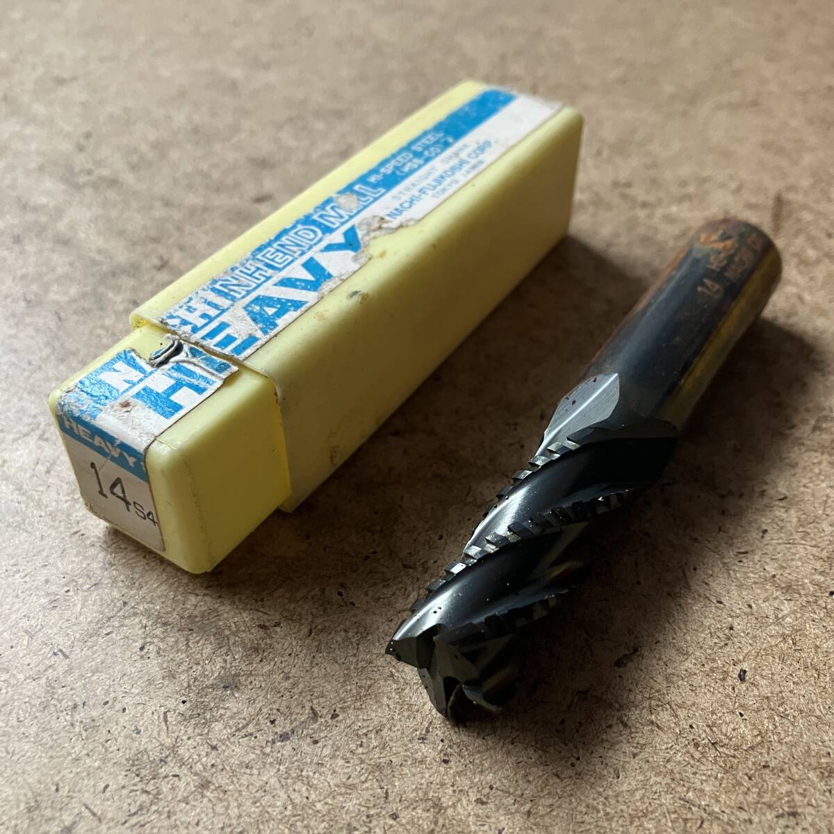 1円スタート 送料180円 エンドミル 1本 NACHI ナチ 不二越 HSS-Co 14 S4 ジャンク品 未使用【一部サビ有り・同梱不可】