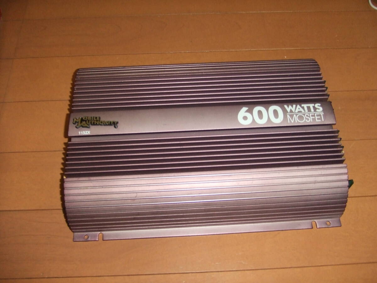 mobil Authority カーアンプ　600W　　115ZX 