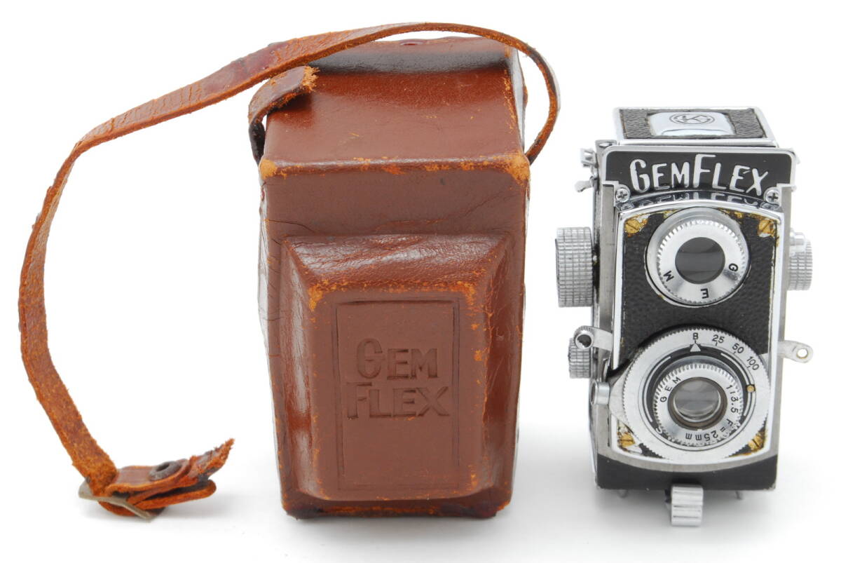 希少 GEMFLEX ジェムフレックス 二眼レフ フィルムカメラ 豆カメラ ミニカメラ #7438