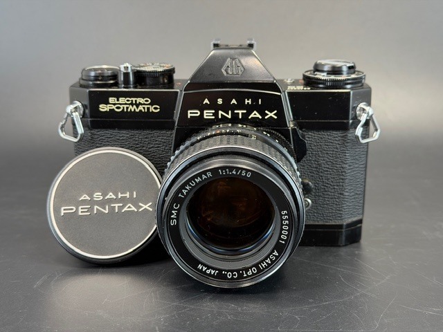 ペンタックス PENTAX ES ERECTRO SPOTMATIC TAKUMAR1:1.4/50 一眼レフ ヴィンテージフィルムカメラ USED品