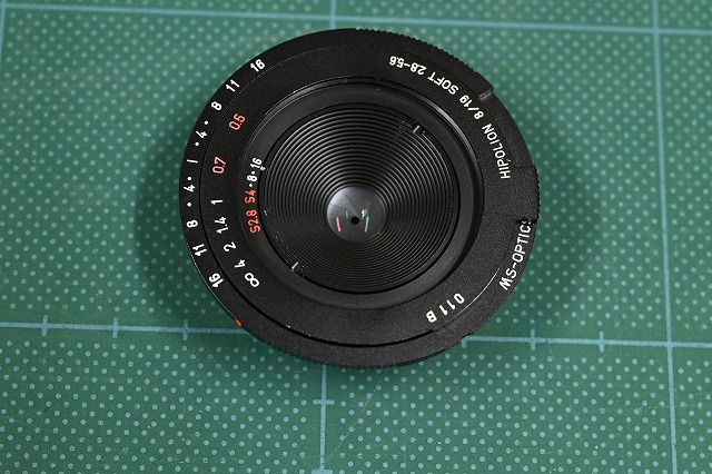 宮崎光学　MS-OPTICS HIPOIONMS　8/19　SOFT 2.8-5.6 ブラック　ライカMマウント　中古美品