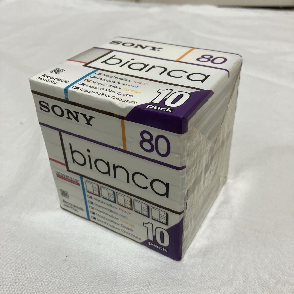 未開封品 SONY MDディスク bianca 80分 10pack 当時物 MD ビアンカ