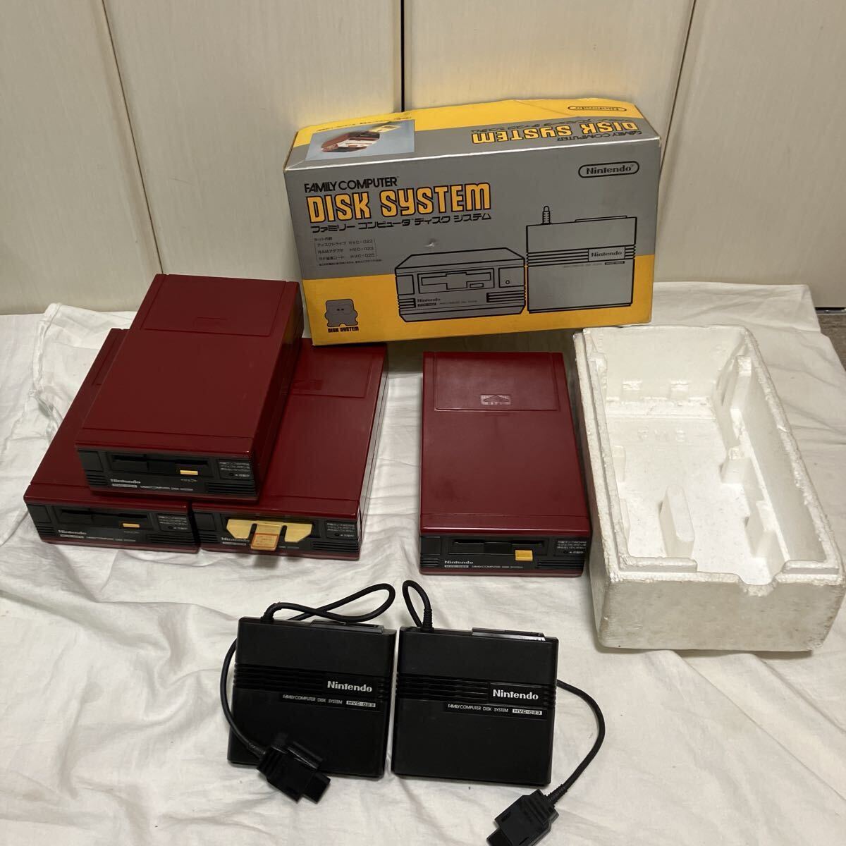 任天堂 ディスクシステム 4台セット 起動確認のみ 現状品 佐川急便100サイズ