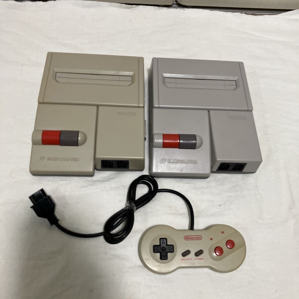 FC ニューファミコン 本体 2台 HVC-101 ニンテンドー 任天堂 Nintendo ソフト起動確認 