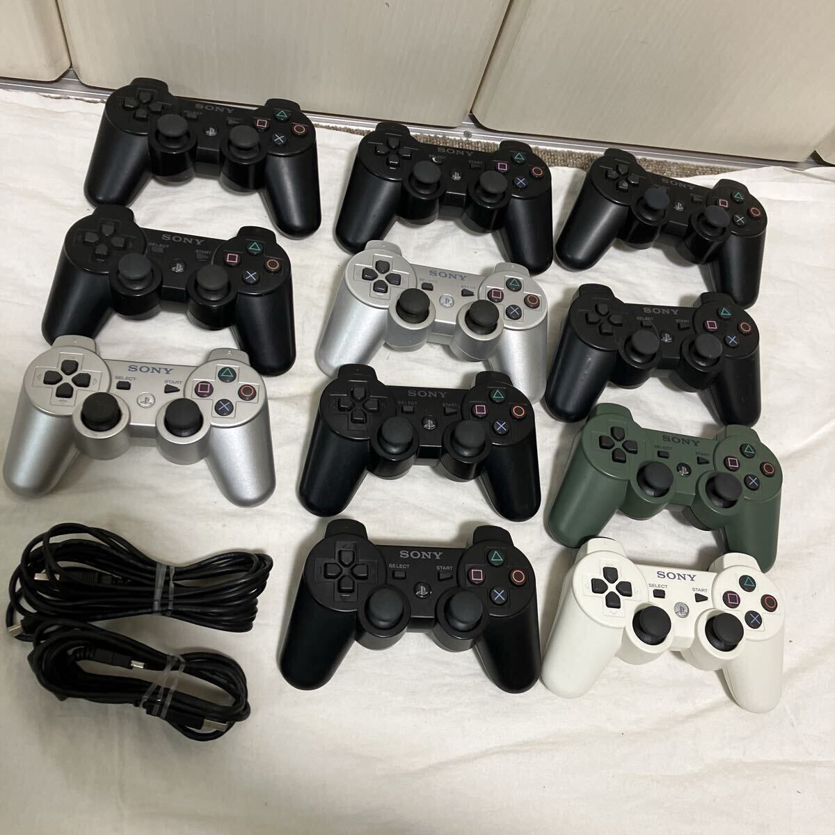 合計11点 SONY PS3 DUALSHOCK3 PlayStation3 デュアルショック3 動作未確認 佐川急便80サイズ