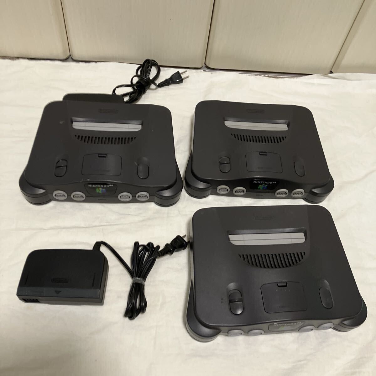 任天堂 Nintendo64 本体 3台セット 全てソフト起動確認OK 佐川急便100サイズ