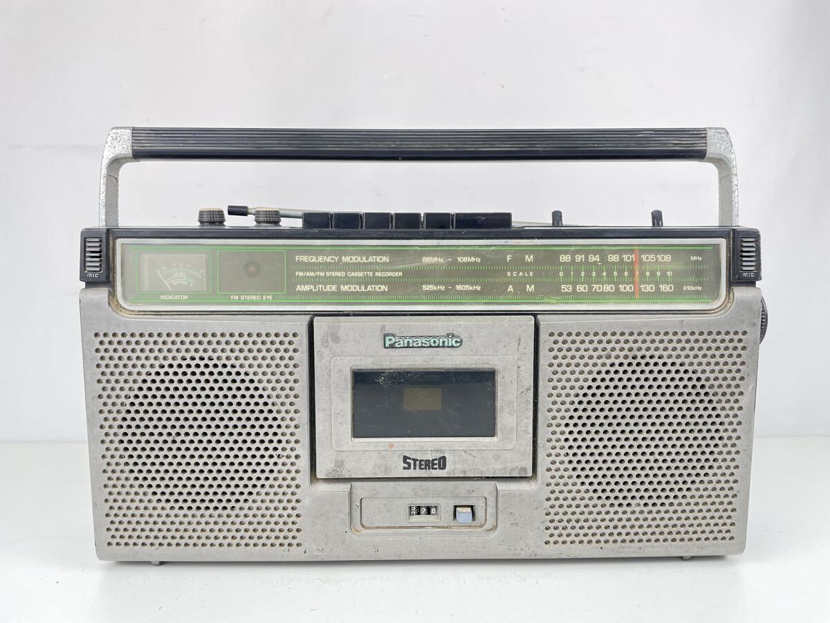 【平】Panasonic ラジカセ　RQ-4040 パナソニック ラジカセ AM FM レトロ ラジオカセットレコーダー