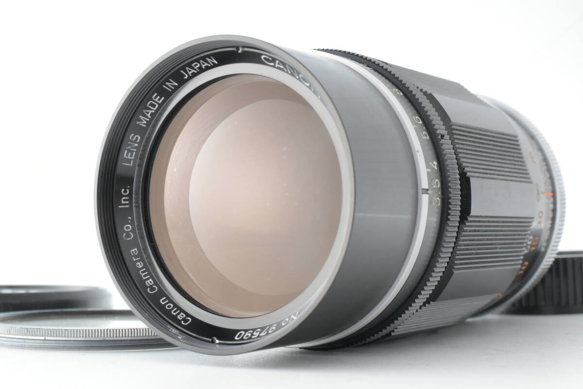 【良品】Canon 135mm f/3.5 L39 LTM ライカスクリューマウント 望遠レンズ EF-1771