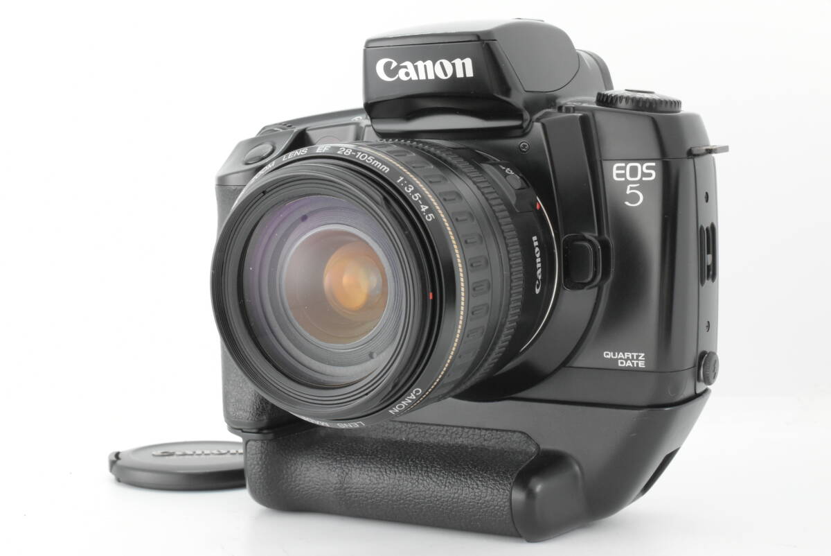 Canon EOS5 (A2) フィルム一眼レフ EF 28-105mm USM レンズセット EF-1811