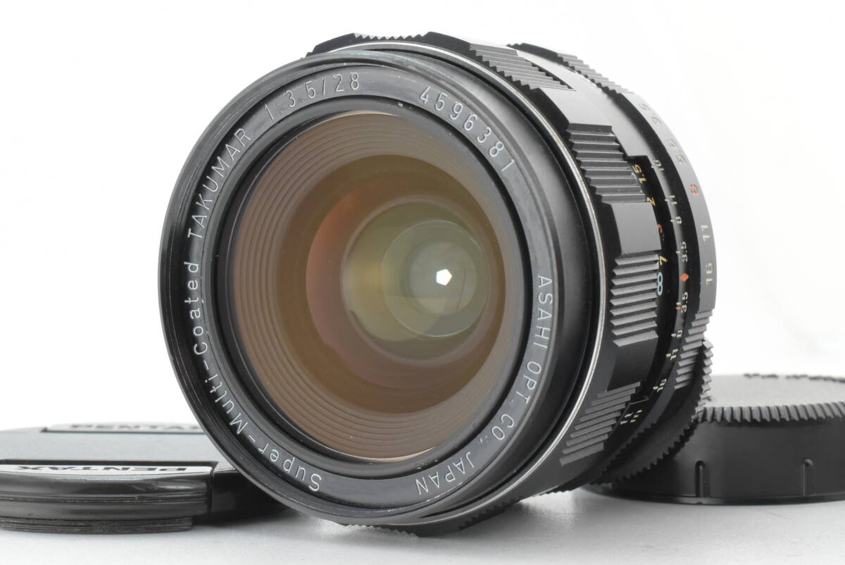 Pentax SMC Takumar 28mm F3.5 広角レンズ M42マウント MF 動作確認済 EF-1882