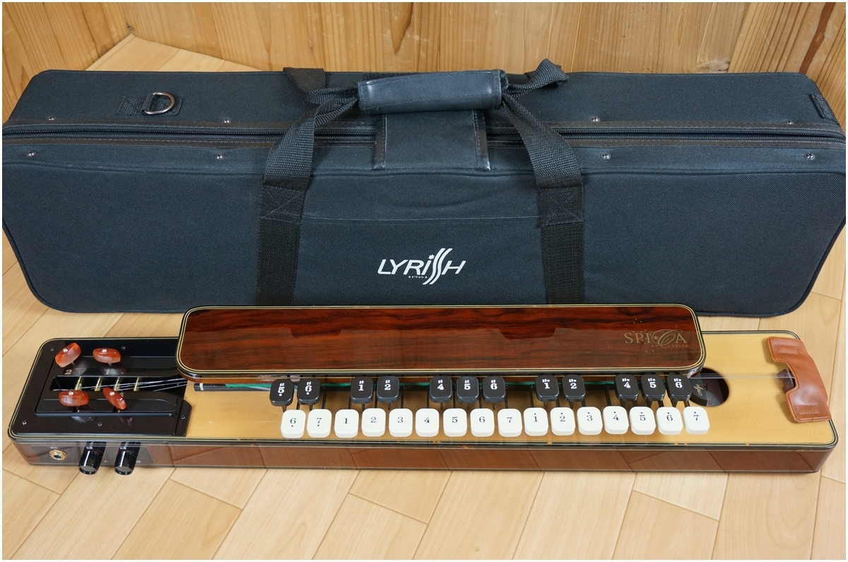 【美品】 LYRISSH ★ ライリッシュ ★ 大正琴 電気大正琴 最上位モデル ★ SPICA ソプラノ ★ 純正専用ケース付属