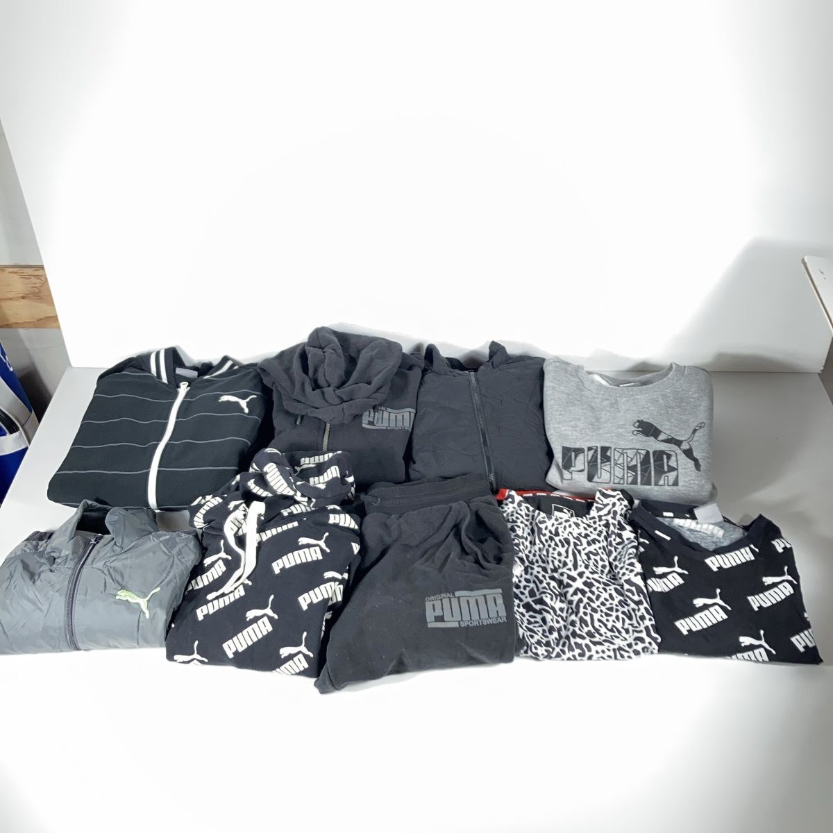 M L メンズ PUMA 大量 まとめ プーマ　ジャージ　パーカー　練習着　半袖　Tシャツ　ゲームシャツ　ナイロンジャケット　スウェットパンツ