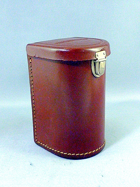 ☆フォクトレンダー純正 レザーレンズケース SUPER-DYNAREX4/135用 90/144 良品