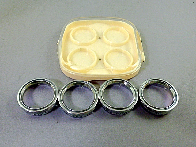 レア▼ツァイス CARL ZEISS PROXAR f=0.2/0.3/0.5/1m A28.5 クローズアップレンズ 4枚セット ケース付