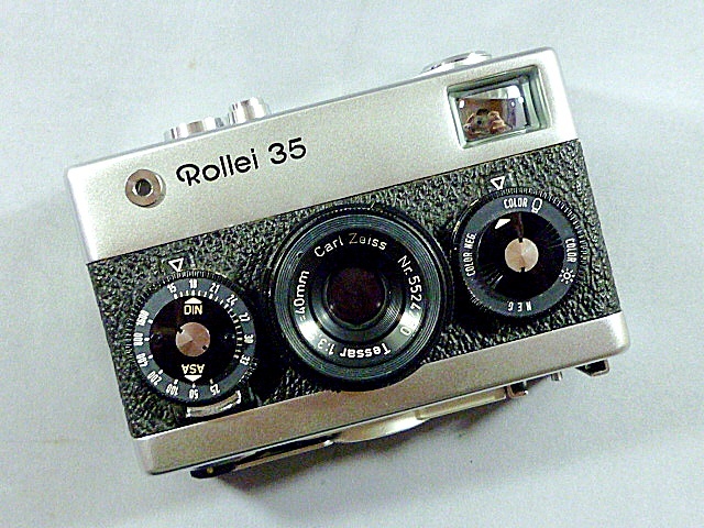 ☆ローライ ROLLEI 35 Tessar3.5/40 動作確認済 良品 電池付