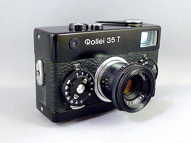 ☆ローライ ROLLEI 35 T BLACK Tessar3.5/40 動作確認済 良品 電池付