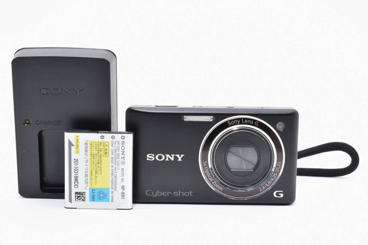 《 美品 》ソニー　SONY Cyber-shot DSC-W380 ブラック　＜ 動作確認済み ＞ Y25M2690T-1