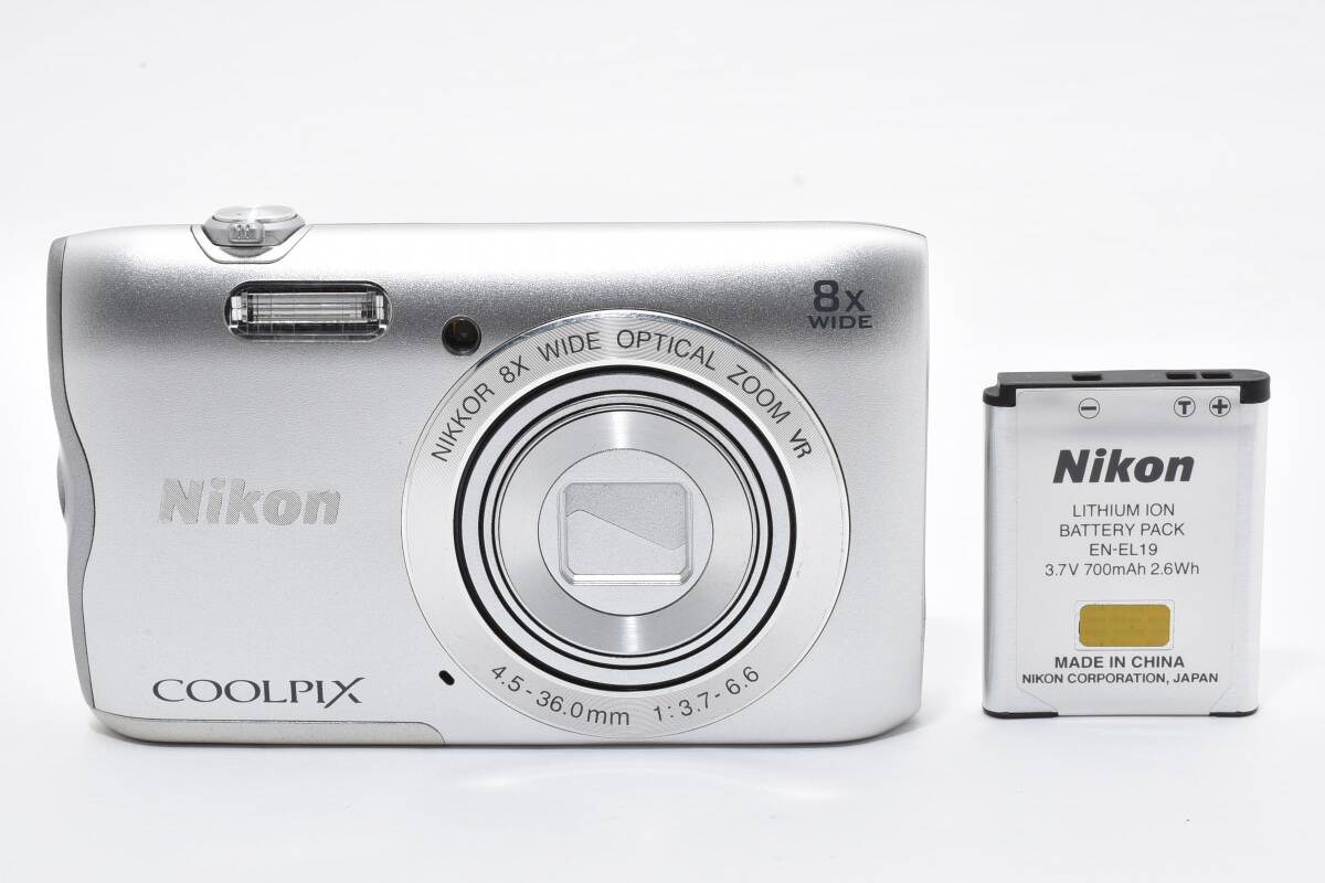 ■ 美品 ■ ニコン　Nikon COOLPIX A300 シルバー ＃A502-1003Y0529