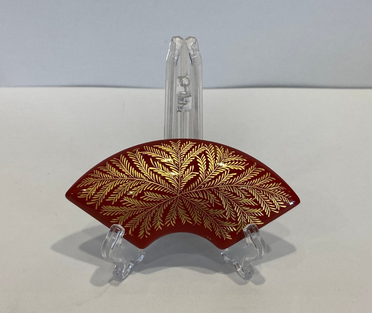 1円～【寿山作　輪島塗】【金彩　帯留め】和物　和服　小物　ファッション　コレクション