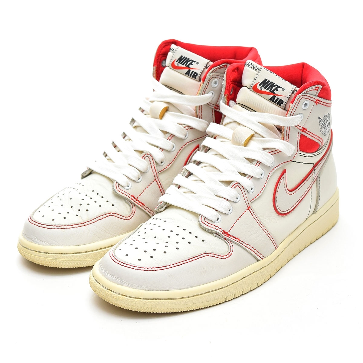 ●583857 NIKE ナイキ ●スニーカー エアジョーダン レトロ ハイ セイル AIR JORDAN 1 RETRO HIGH OG 555088-160 サイズ26.5cm メンズ