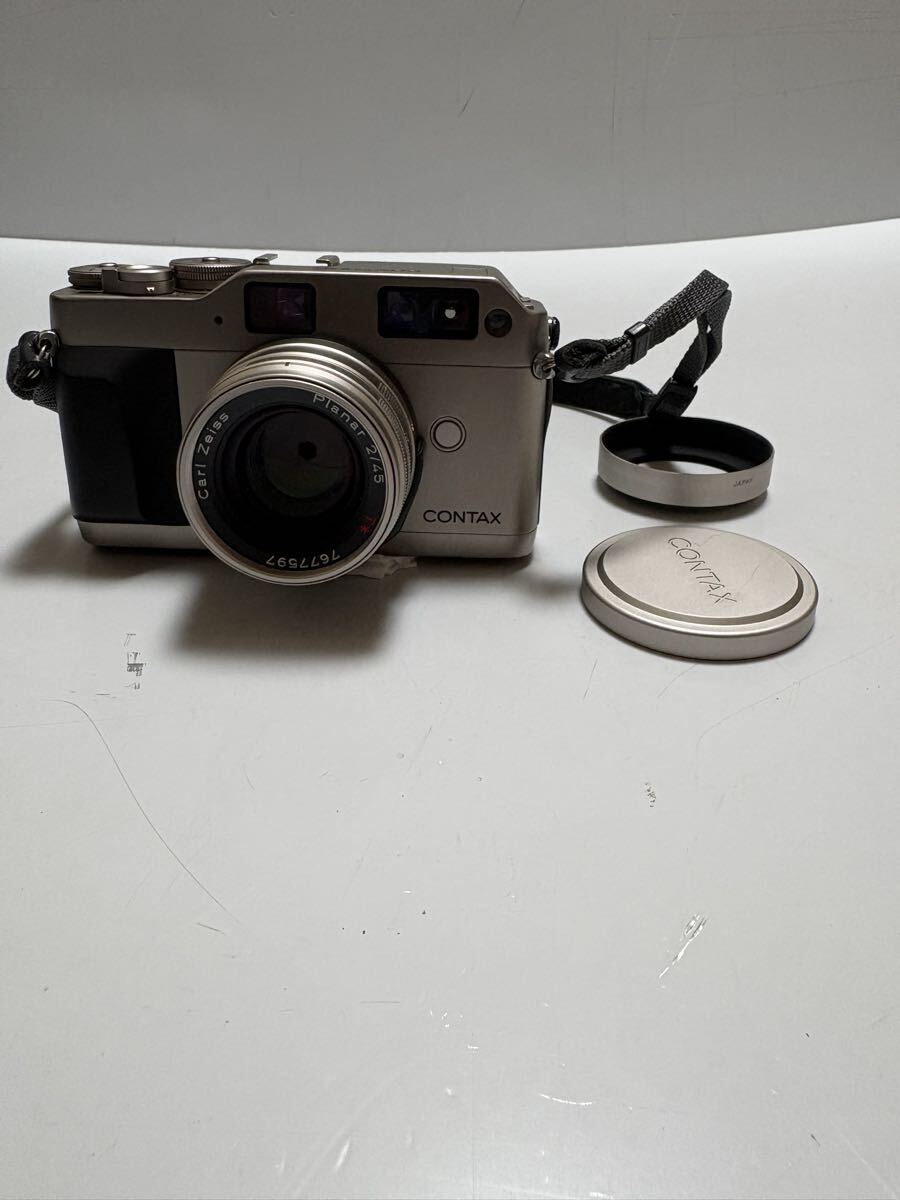 C338 CONTAX コンタックス G1 フィルムカメラ Carl Zeiss Planar 2/45 T コンパクトカメラ