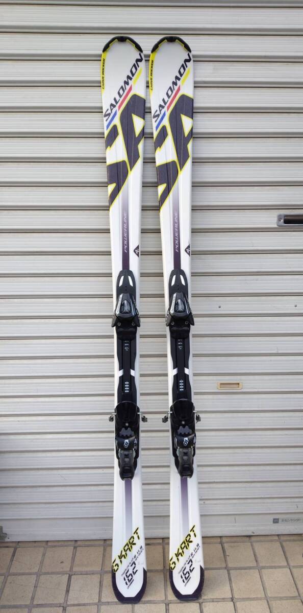 SALOMON CURVE ROCKER G KART スキー板/162cm/ビンディング付き！