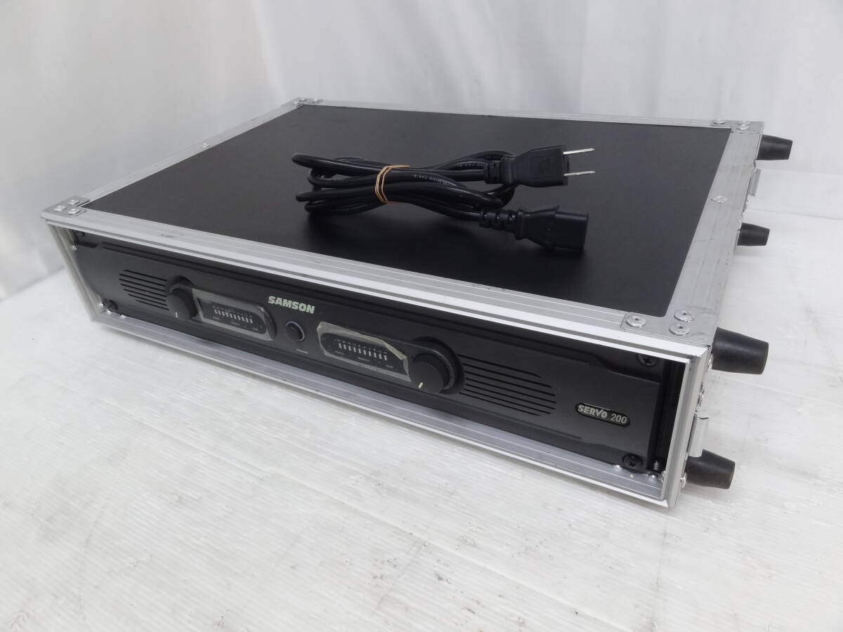 〈SAMSON〉　サムソン　パワーアンプ　SERVO 200