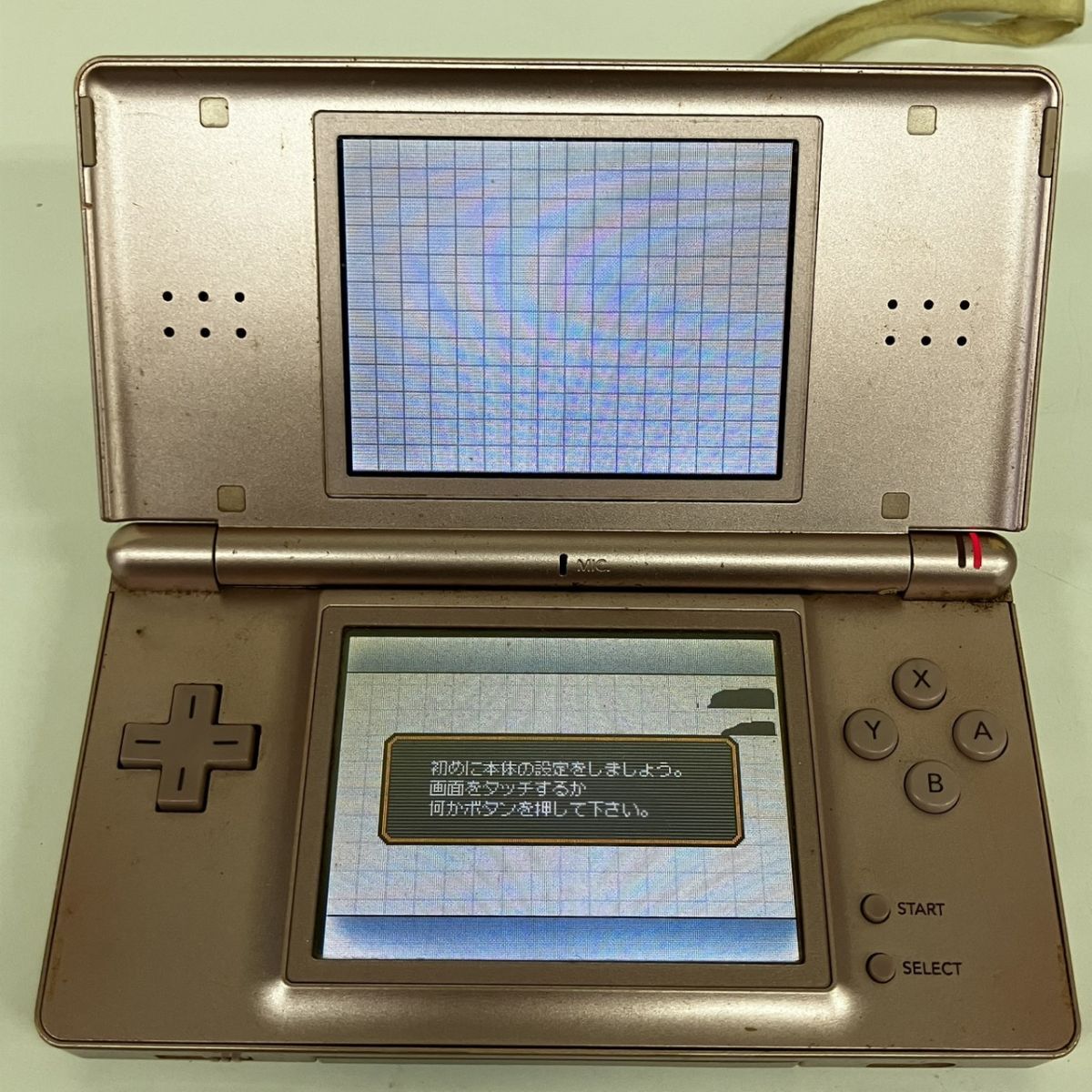 U023-HR7-122 ◎ 任天堂 ニンテンドー Nintendo DS Lite USG-001 本体 初期化 通電確認済 ローズゴールド ゲーム機 HA